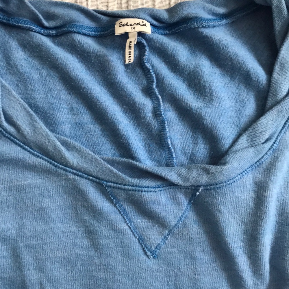 Splendid short sleeve sweatshirt